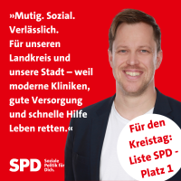 Fabian Wamser - Ihr Landratskandidat - Liste SPD - Platz 1