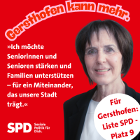 Elfriede Hauber - Liste SPD - Platz 9